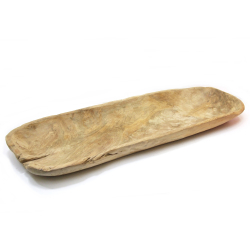 Misa z drewna tekowego Patera podłużna 78x27cm